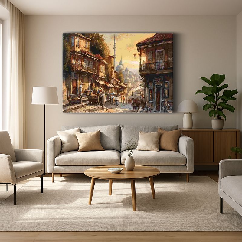 Kent & Şehir Kanvas Tablo 408