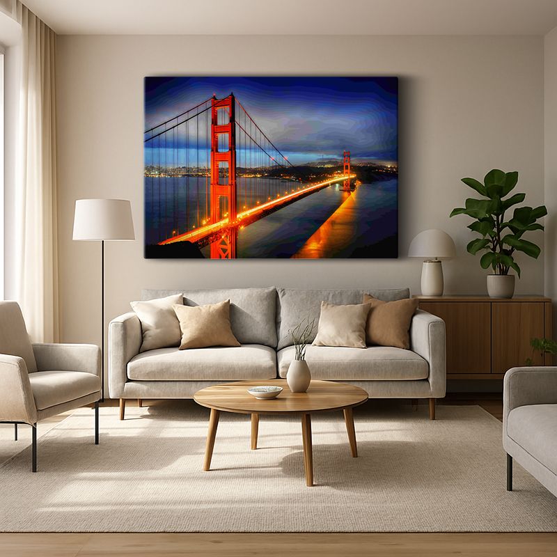 Kent & Şehir Kanvas Tablo 409