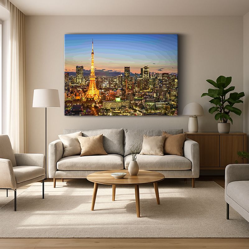 Kent & Şehir Kanvas Tablo 417