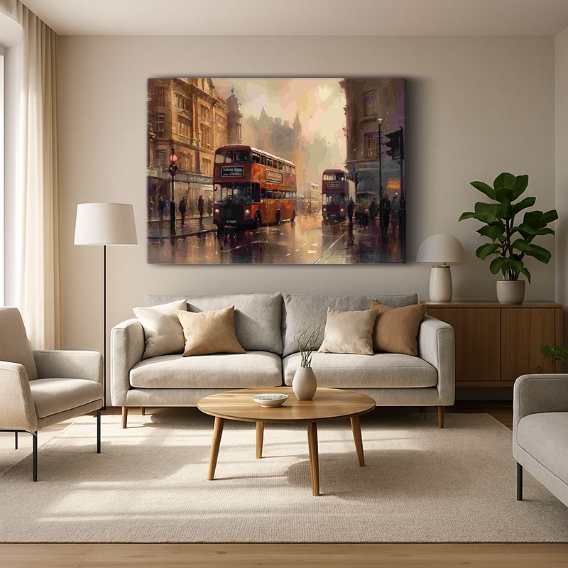 Kent & Şehir Kanvas Tablo 425