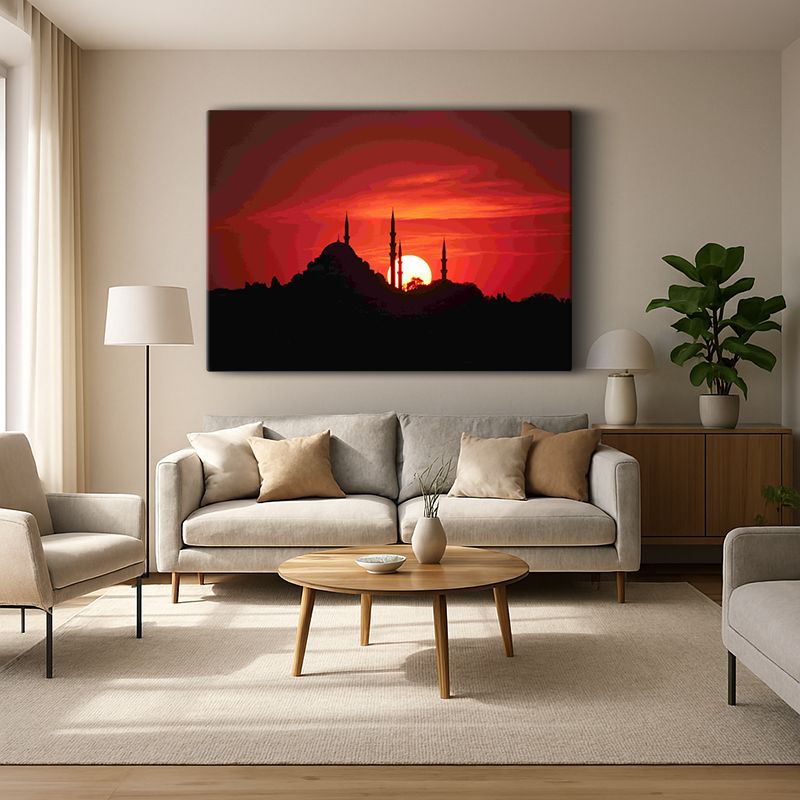 Kent & Şehir Kanvas Tablo 443