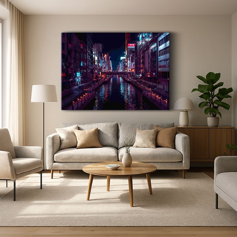 Kent & Şehir Kanvas Tablo 444