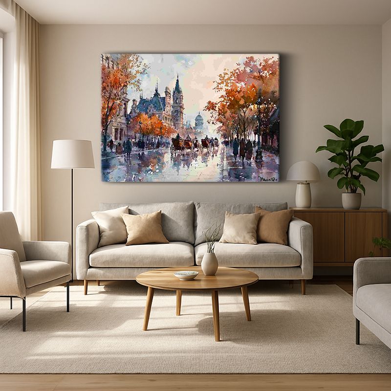 Kent & Şehir Kanvas Tablo 447