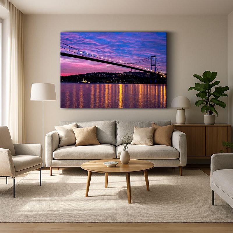 Kent & Şehir Kanvas Tablo 450