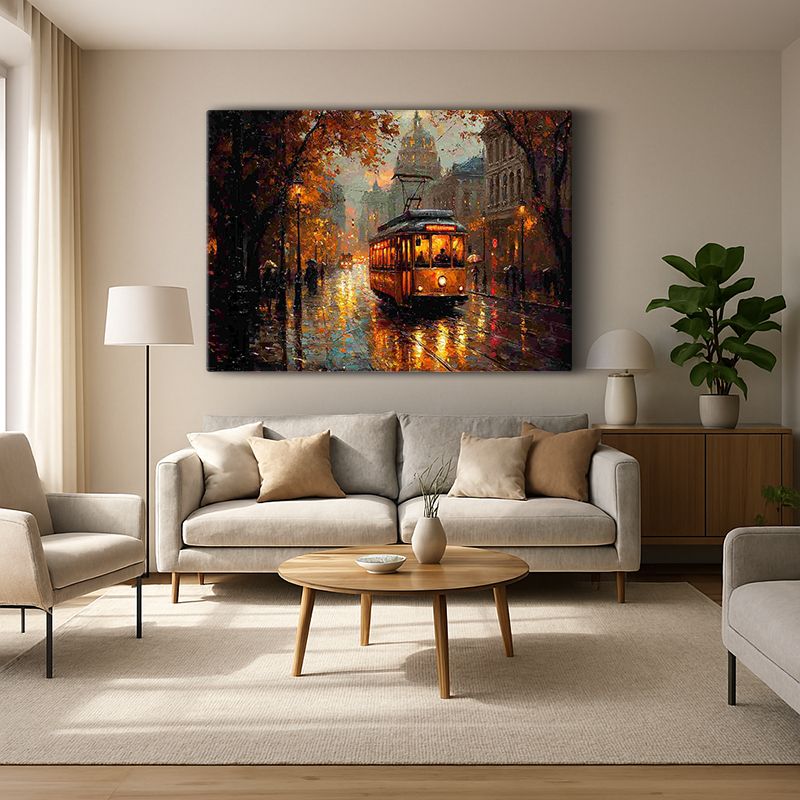 Kent & Şehir Kanvas Tablo 451