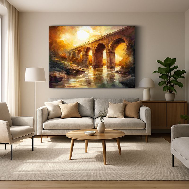 Kent & Şehir Kanvas Tablo 454