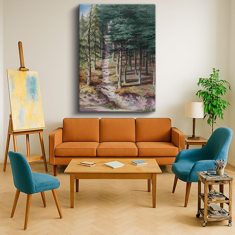 Ressam Kanvas Tablo 18