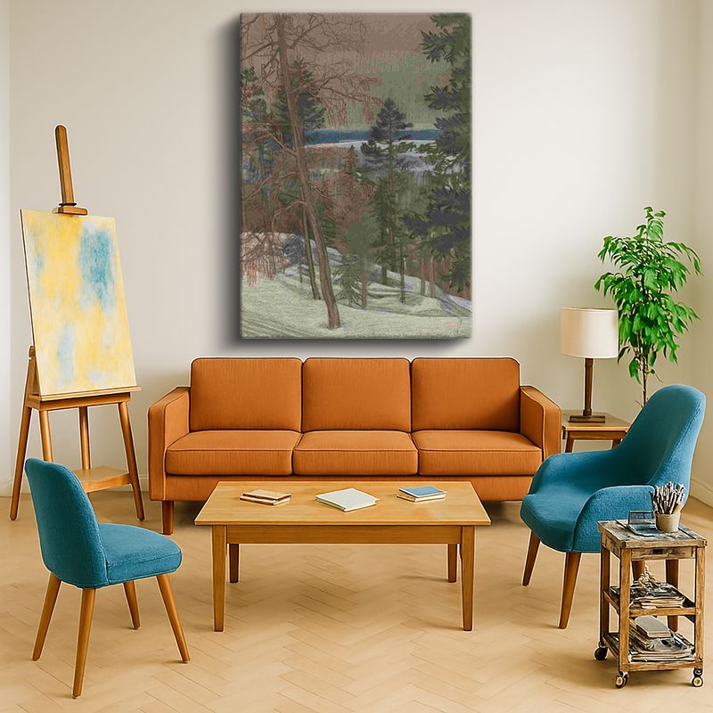 Ressam Kanvas Tablo 111