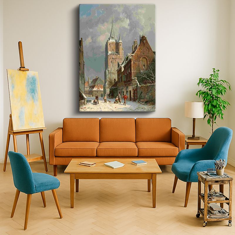 Ressam Kanvas Tablo 133