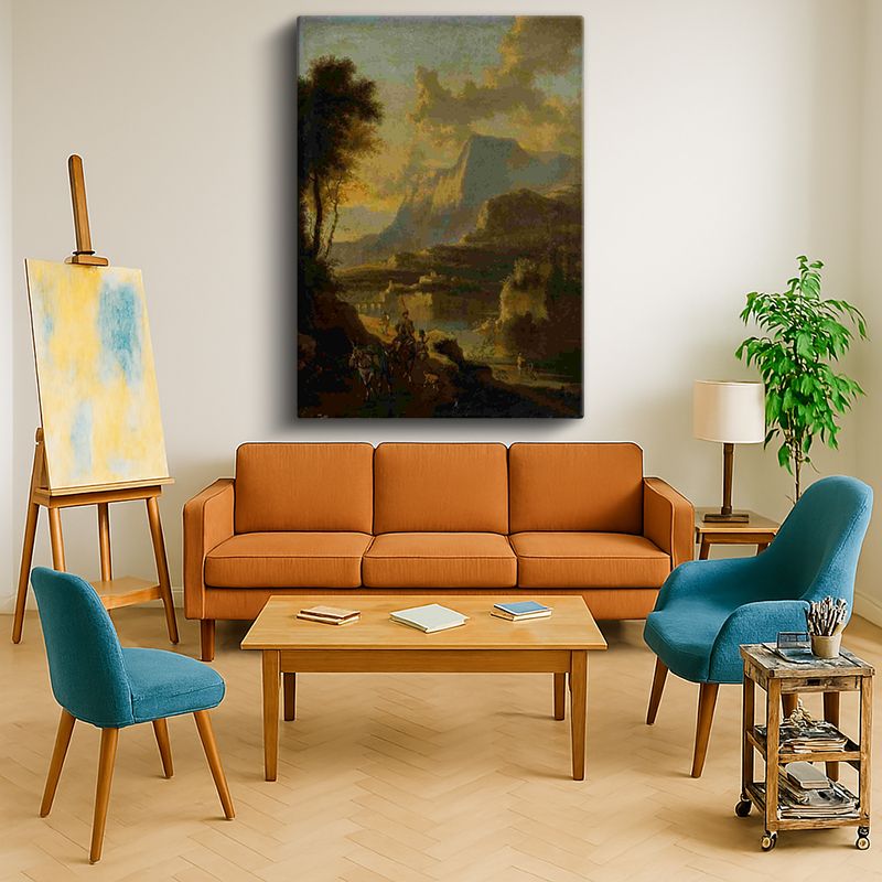 Ressam Kanvas Tablo 145