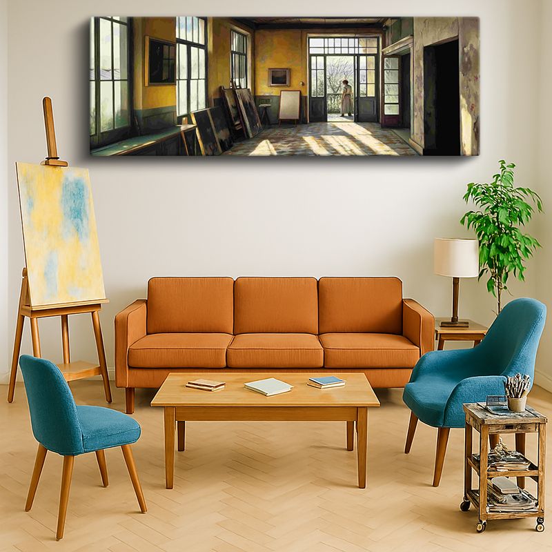 Ressam Kanvas Tablo 1110