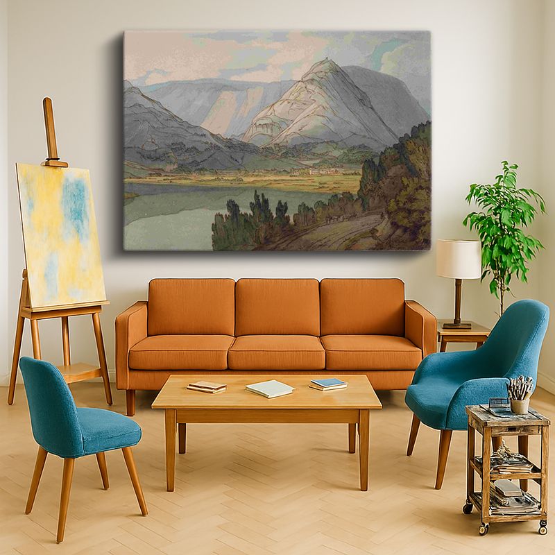 Ressam Kanvas Tablo 320