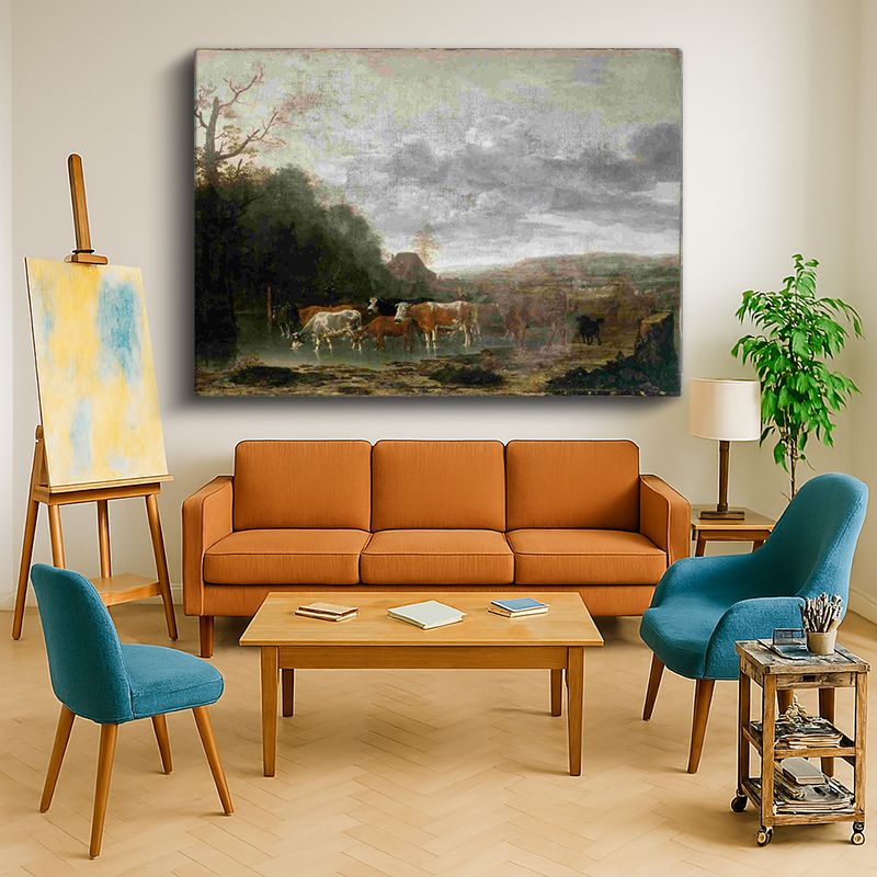 Ressam Kanvas Tablo 542