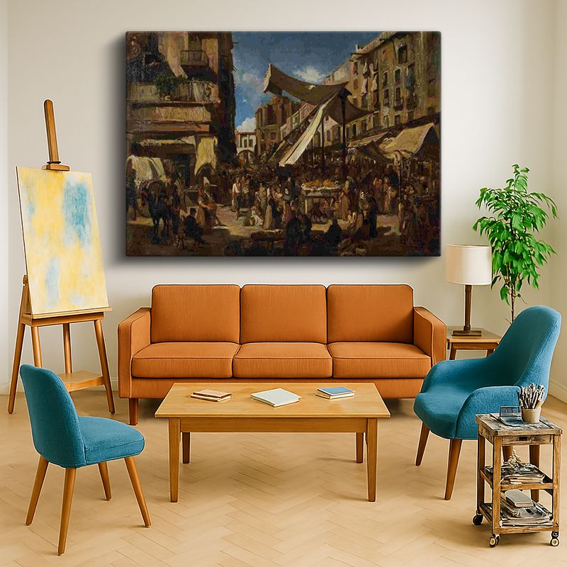 Ressam Kanvas Tablo 566