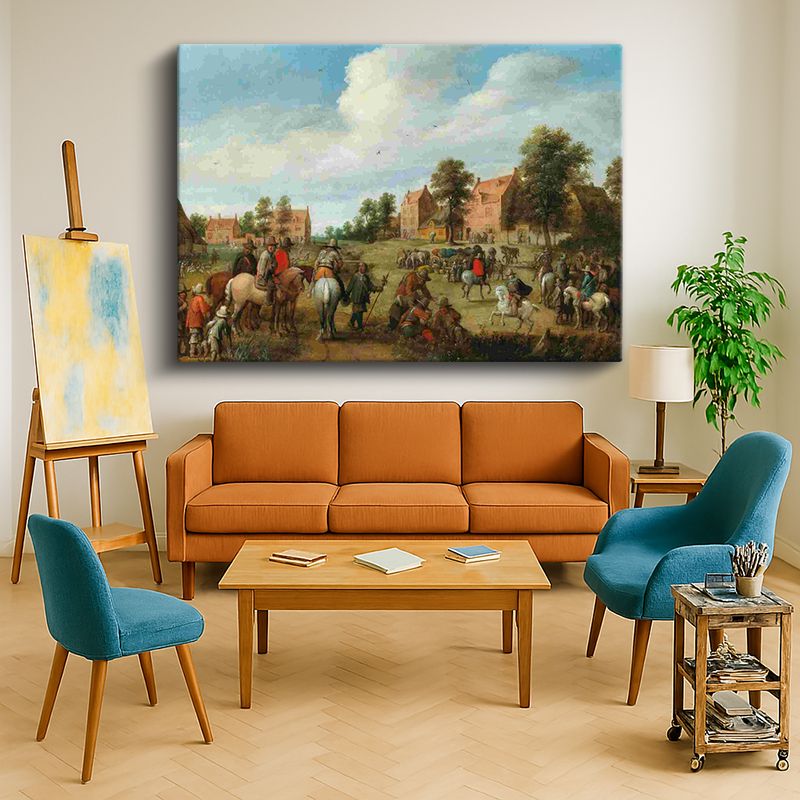 Ressam Kanvas Tablo 580