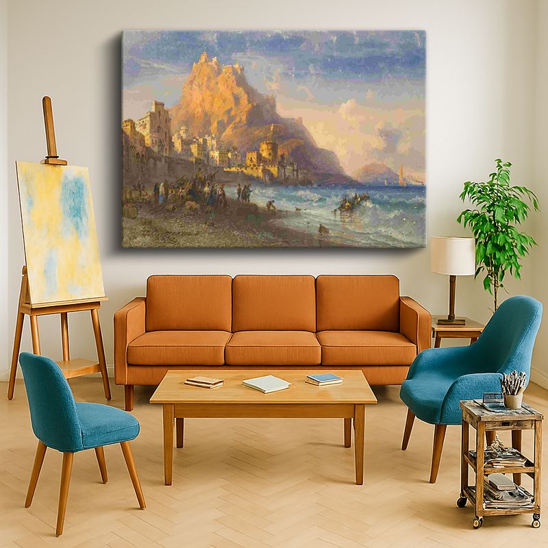 Ressam Kanvas Tablo 586