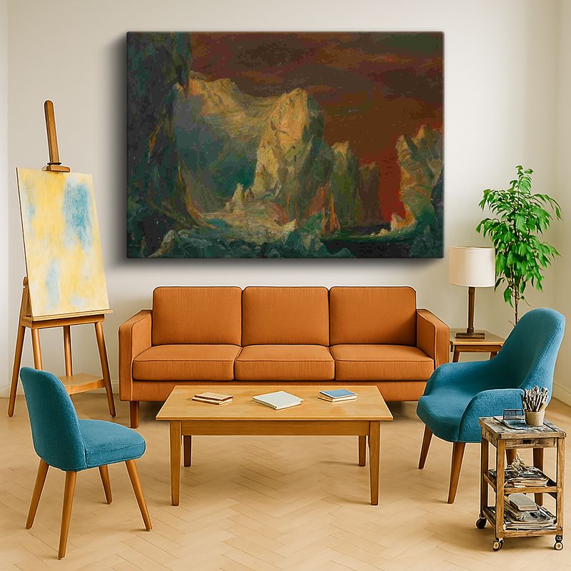 Ressam Kanvas Tablo 597