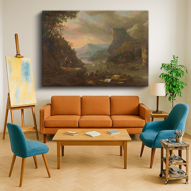 Ressam Kanvas Tablo 604