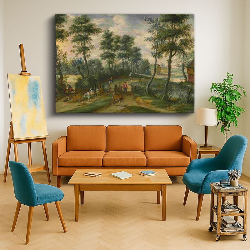 Ressam Kanvas Tablo 610