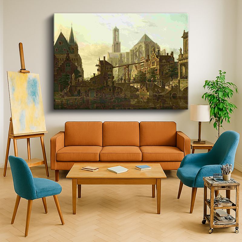 Ressam Kanvas Tablo 649