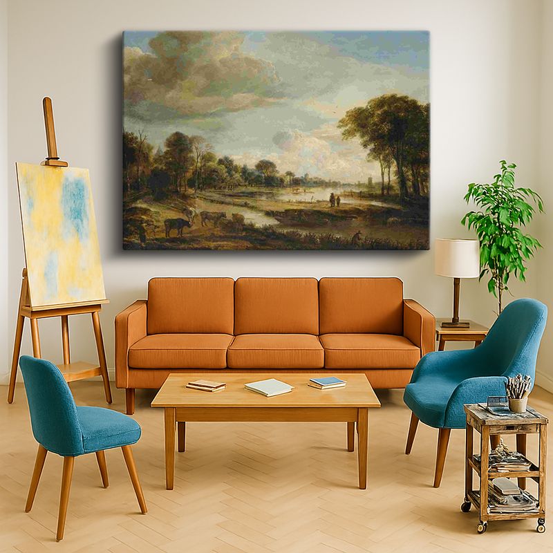 Ressam Kanvas Tablo 654