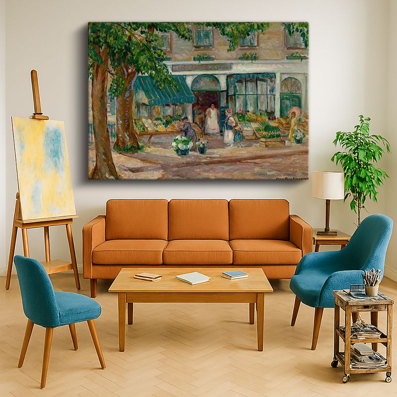 Ressam Kanvas Tablo 666