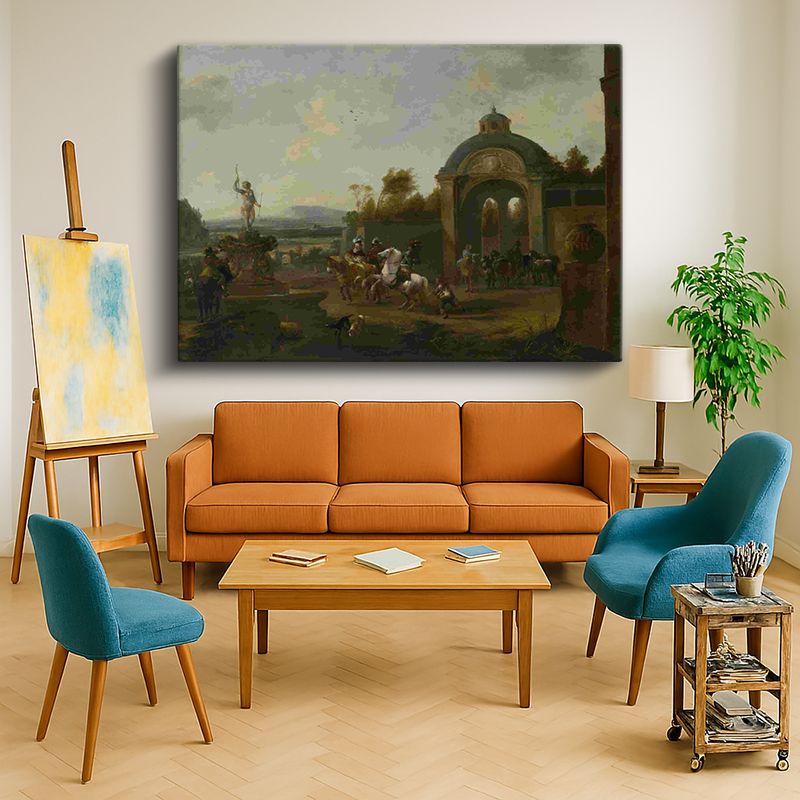 Ressam Kanvas Tablo 696