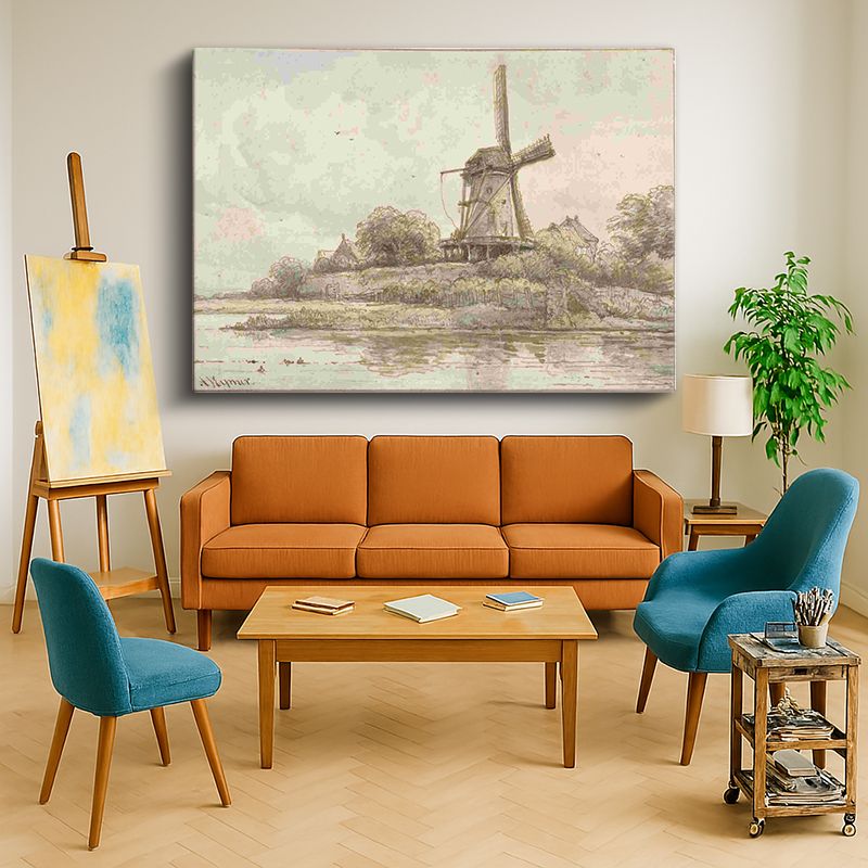 Ressam Kanvas Tablo 698