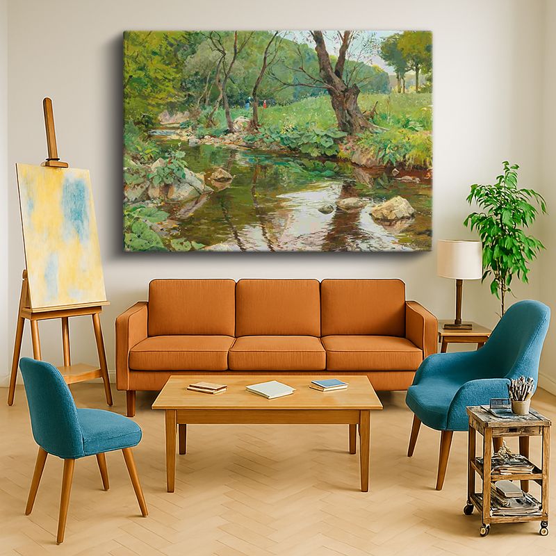 Ressam Kanvas Tablo 717