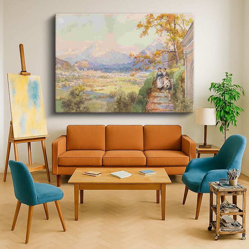 Ressam Kanvas Tablo 718