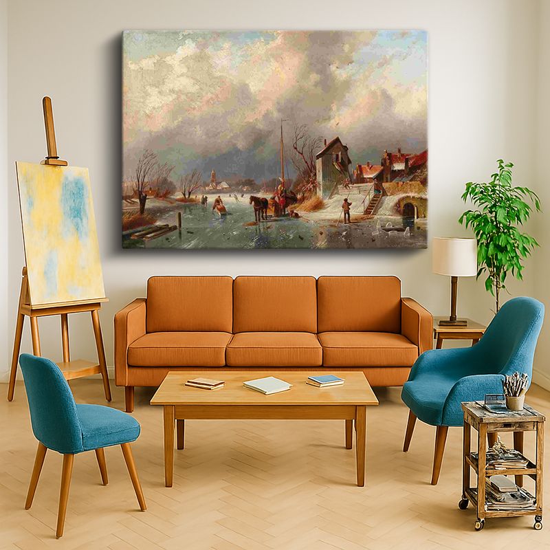 Ressam Kanvas Tablo 719