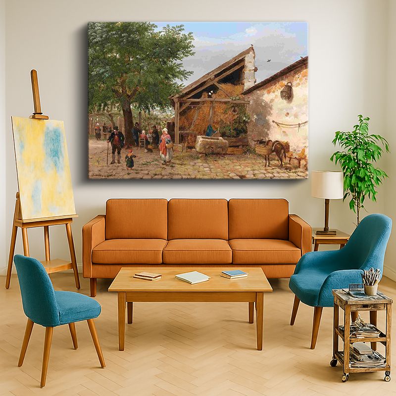 Ressam Kanvas Tablo 724