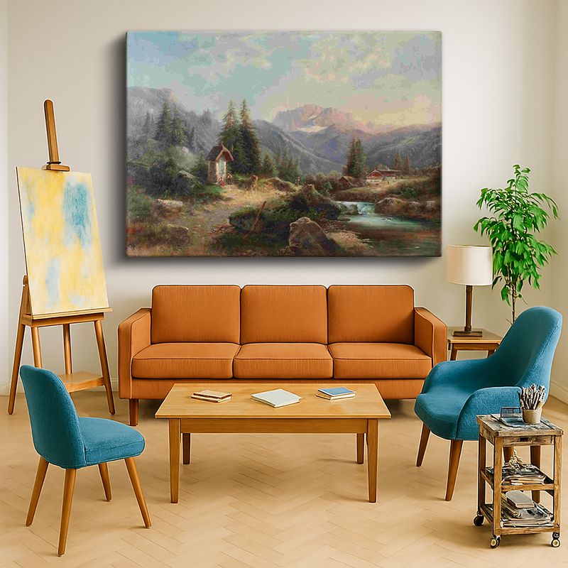 Ressam Kanvas Tablo 725