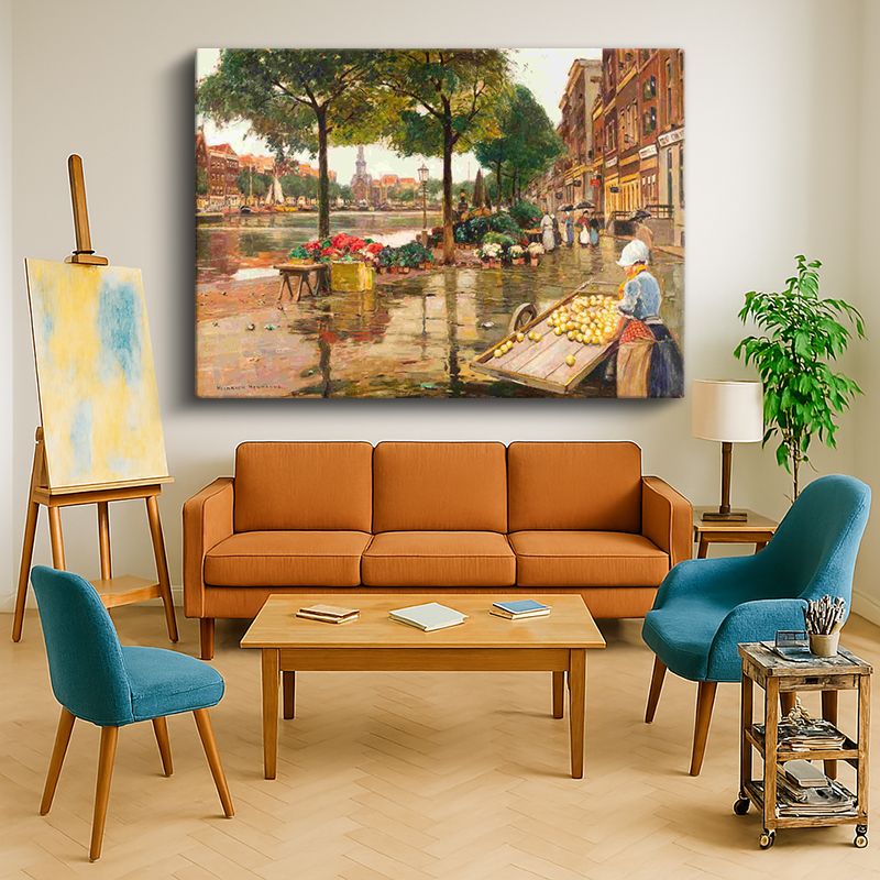 Ressam Kanvas Tablo 754