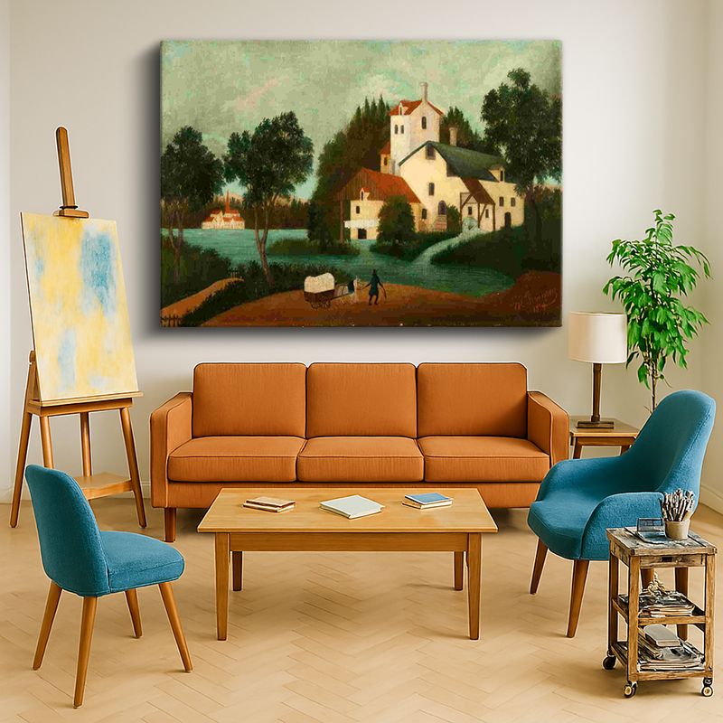 Ressam Kanvas Tablo 772