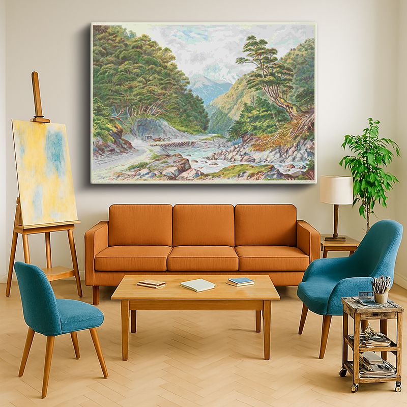 Ressam Kanvas Tablo 795