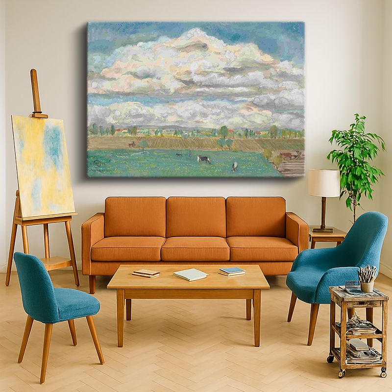 Ressam Kanvas Tablo 806