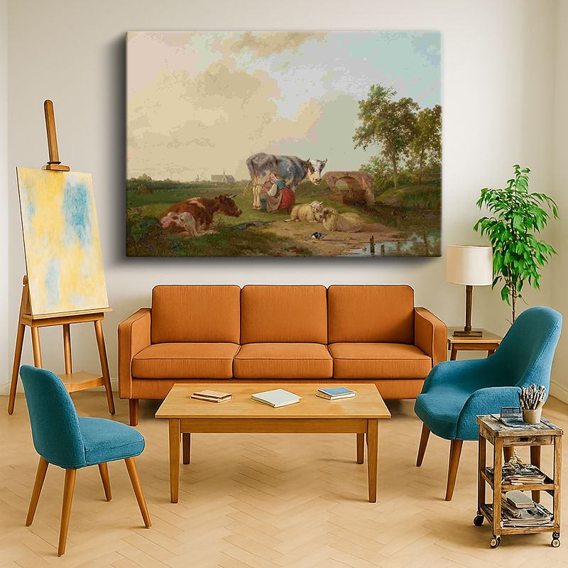 Ressam Kanvas Tablo 811