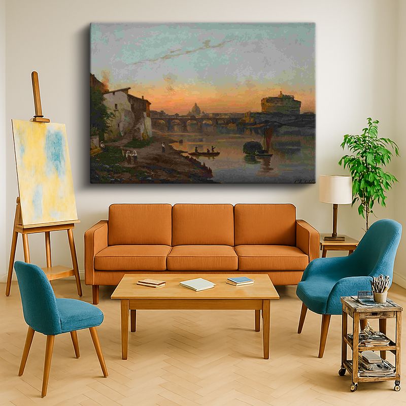 Ressam Kanvas Tablo 820