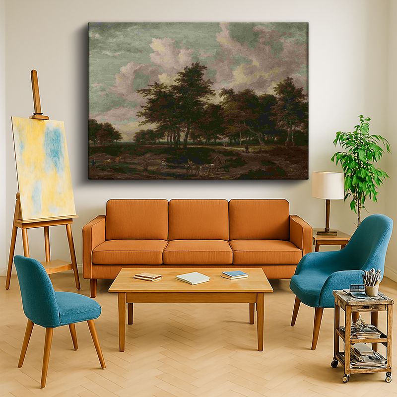 Ressam Kanvas Tablo 834