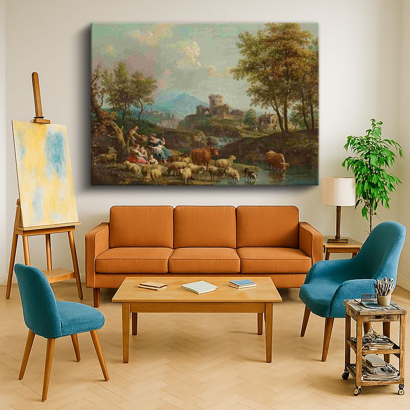 Ressam Kanvas Tablo 845