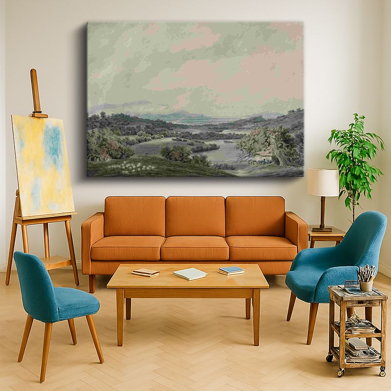 Ressam Kanvas Tablo 849