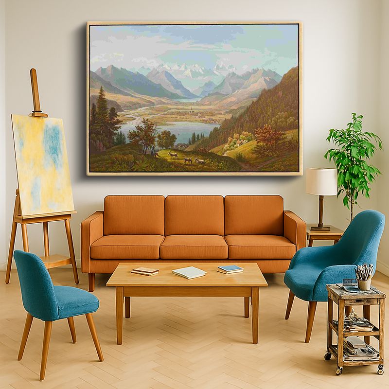 Ressam Kanvas Tablo 852