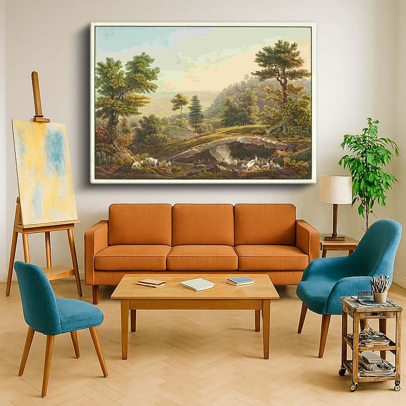 Ressam Kanvas Tablo 854