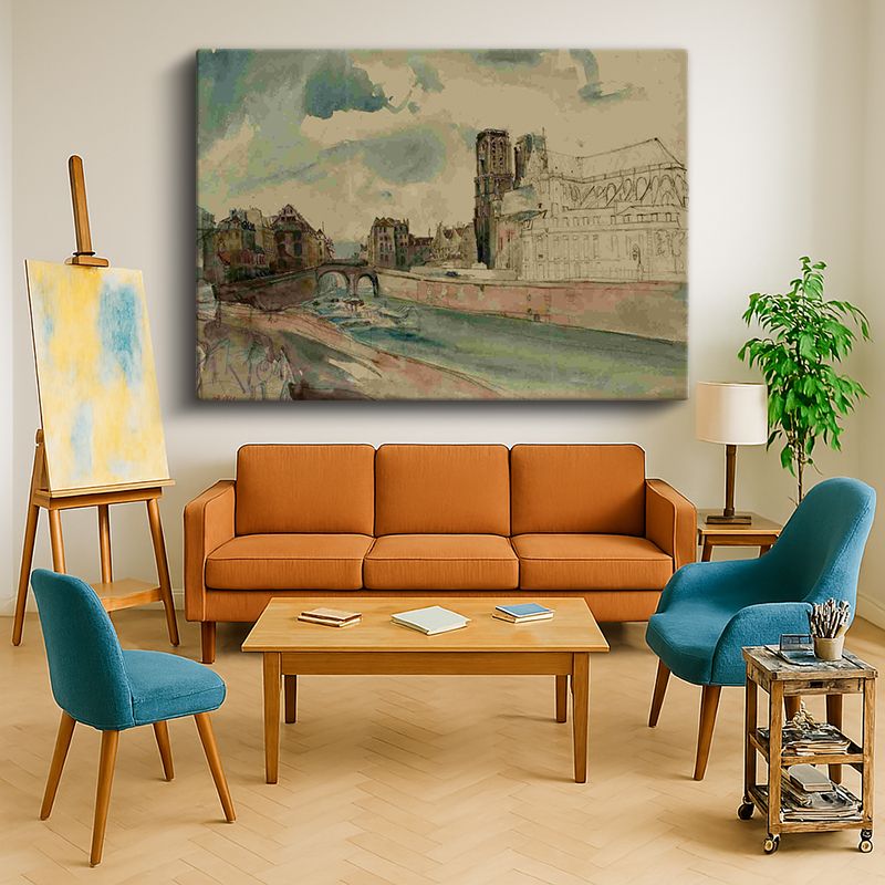 Ressam Kanvas Tablo 855