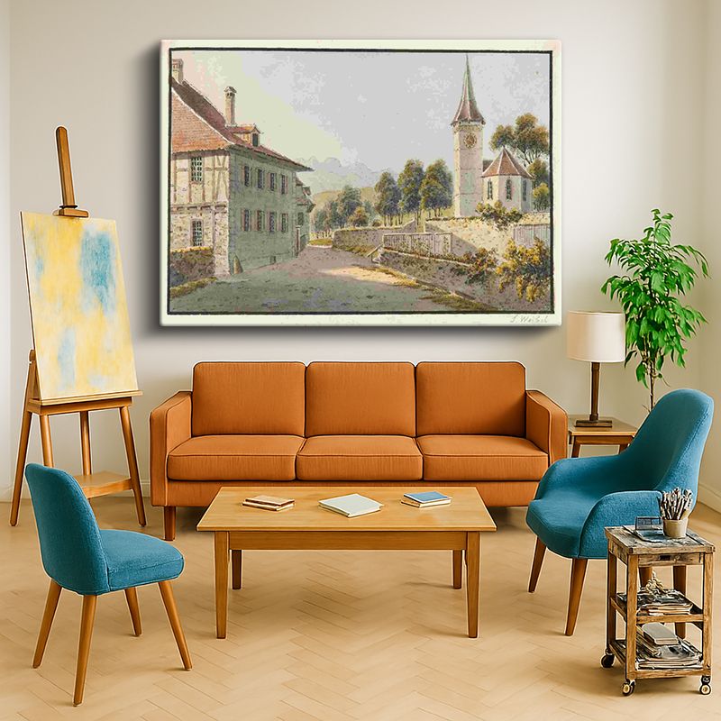 Ressam Kanvas Tablo 856