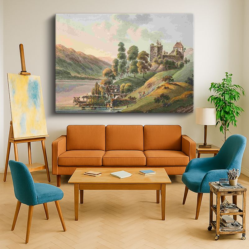 Ressam Kanvas Tablo 858