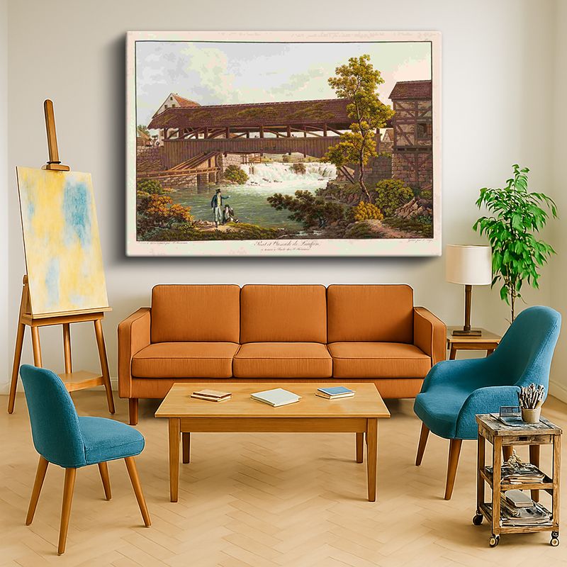 Ressam Kanvas Tablo 863