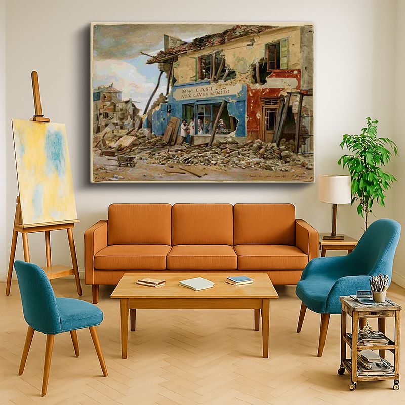 Ressam Kanvas Tablo 866