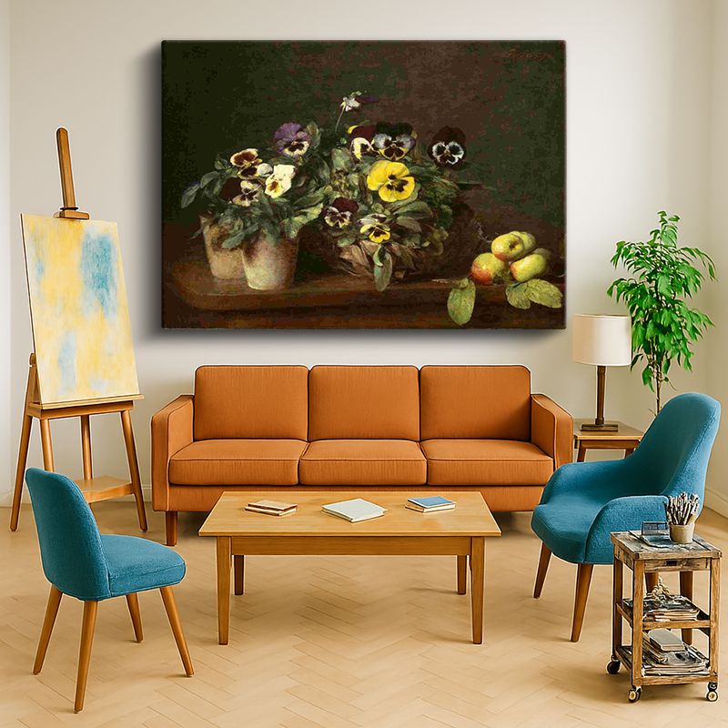 Ressam Kanvas Tablo 876